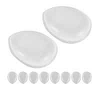 STOBAZA Piumino da Cipria in Silicone Mini 10 Pezzi Applicatore Trucco Viso Riutilizzabile e Lavabile Strumento per Trucco Casalingo e Corpo Accessorio Essenziale per Make Up Preciso