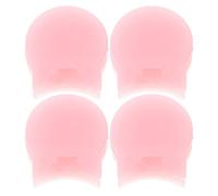 STOBAZA Poggiadito per Clarinetto in Silicone Rosa, Supporto Cuscino per Dita, Stabile e Portatile, 4 Pezzi
