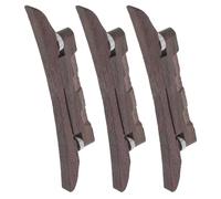 STOBAZA Ponticello Mandolino in Legno Palissandro Regolabile 3 Pezzi Sella in Osso per Altezza Corde, Accessori per Strumenti Musicali Folk, Riparazione e Sostituzione Ponte Mandolino