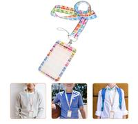 STOBAZA Porta Badge con Cordino Resistente e Porta Tessere Adorabile Protettore Anti-graffio per Identità e Badge Lavoro per Studenti Insegnanti e Personale Medico