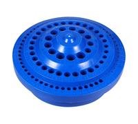 STOBAZA Portautensili Fai da Te in Plastica Resistente, Organizzatore Girevole a 360° per Punzonatura e Lavorazione della Pelle, Supporto Multiforo per Utensili da Punzonatura