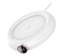 STOBAZA Scalda Tazze Elettrico USB Tre Temperature, Bianco | Tè e Latte, Uso Domestico e Ufficio, Plastica, 5v 10w, Spegnimento Dopo 8 Ore