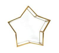 STOBAZA Scatola Gioielli in Vetro Forma Stella con Organizer per Orecchini e Contenitore con Fiore Conservato e Origami per Regali Compleanno e Speciali