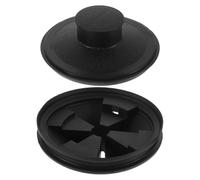 STOBAZA Set 1 Pezzo Tappo di Drenaggio Lavello Cucina in Pp Nero Para Schizzi per Lavandini e Trituratori Rifiuti, Blocca L'acqua e Previene gli Schizzi