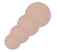 STOBAZA Set 4 Pezzi Basi per Scultura in Ceramica in Legno Spesso, Tavole per Tornio da Vasaio e Asciugatura Argilla, Accessori Artigianali per Creazioni Fai da Te e Lavorazioni Manuali