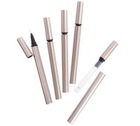 STOBAZA Set da 5 Tubetti Vuoti per Eyeliner Liquido 1Ml Penna Eyeliner Ricaricabile Sfera in Acciaio Contenitore Cosmetico Riutilizzabile per Saloni di Bellezza e Negozi