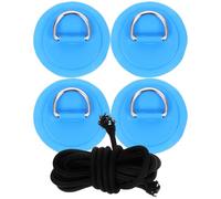 STOBAZA Set Kit Toppe Anello a d in PVC per Kayak e Paddle Board Corda Elastica di Ancoraggio per Barche Gonfiabili Accessori per Attacco Ponte SUP e Canoe