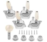 STOBAZA Set Piroli per Banjo 4+1 Semi-Chiusi in Lega di Zinco e PVC Chiave di Accordatura Resistente e Sostitutiva Accessori per Strumenti Folk per Musicisti e Riparazioni