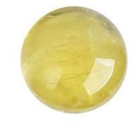 STOBAZA Sfera Elegante e Decorativa Gialla Cristallo in per di Design Semplice e Valore Ornamentale Casa Ufficio