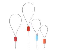 STOBAZA Sigilli di Sicurezza e Design Portatile 50 Pezzi Colore Casuale in Acciaio e Plastica Superficie Liscia per Uso Veloce e Supermercato