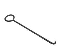 STOBAZA Sollevatore per Coperture Pozzetto in Metallo Gancio Resistente per Sollevamento Sicuro Utensile Manuale per Manutenzione e Ispezione Stradale