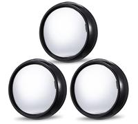 STOBAZA Specchio Retrovisore per Monitor PC 3 Pezzi Clip Specchio Convesso da Ufficio per Scrivania e Cubicolo per Computer per Vedere Dietro lo Schermo