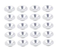 STOBAZA Stampi per Pasteis De Nata e Mini Tart Pans in Lega di Alluminio Antiaderenti, Facili da Pulire e Resistenti alla Deformazione per Cucina Domestica e Pasticceria