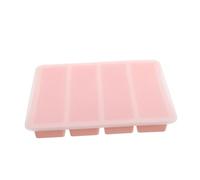 STOBAZA Stampo Ghiaccio Silicone Morbido con Vaschetta Piccola Antiscivolo Facile Rilascio Resistente Temperature Estreme per Cocktail e Bevande