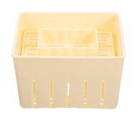 STOBAZA Stampo per Tofu Fai da Te in Materiale Resistente Pressa per Formaggio Fresco con Scarico Rapido Utensile per Preparazione Tofu Casalingo Dimensioni Kit Pratico per Cucina