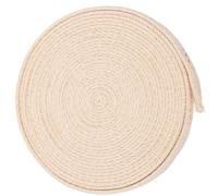 STOBAZA Stoppino di Cotone Piatto per Lanterna a Olio 4 M Ricambio per Lampade a Cherosene e Candele Fai da Te Compatibile Lanterne a Paraffina per Uso Domestico e Campeggio