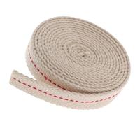 STOBAZA Stoppino in Cotone Piatto per Lampada a Olio da 1,5 Cm Larghezza, Sostituzione Regolabile per Lanterne a Cherosene da Campeggio e Uso Interno, Accessorio Resistente Fiamma Stabile