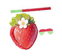 STOBAZA Strawberry Pinata coriandoli colorata decorazione cinco de mayo decorazioni per feste a tema fragola decorazione coriandoli per feste compleanno rosso