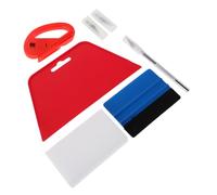 STOBAZA Strumenti per Pellicole Adesive Auto Kit Professionale per Applicazione Pellicole Oscuranti e Wrapping Include Raschietto Spatola e Coltello Precisione per Facile da Usare per