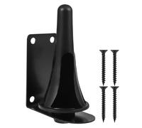 STOBAZA Supporto da Parete per Strumenti Musicali Multiuso Gancio Stabile in Plastica e Ferro per Clarinetto Flauto e Tubo Nero Portastrumenti Salvaspazio e Robusto