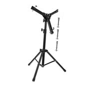 STOBAZA Supporto Rullante in Lega Premium Nero Scaffale Tripode per Batteria Stand Pratico per Drum Tool e Snare Drum Practice Resistente e Durevole per Uso Prolungato