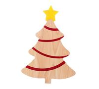 STOBAZA Tagliere Natale Forma Albero in e Resina Acacia Faccia Servizio per Carne e Verdure Lavabile e Antiodore Vassoio Charcuterie per Feste Festive
