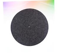 STOBAZA Tappetino in Lana Antistatico per Giradischi Panno Anti-vibrazione per Piatto Standard Materiale Composito Resistente Migliora Qualità Audio e Posizionamento Sonoro