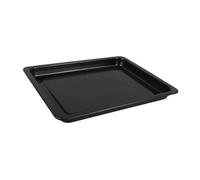 STOBAZA Teglia da Forno Rettangolare in Smalto Nero Resistente Temperature Facile da Pulire per Forno e per Dolci e Arrosti Professionali