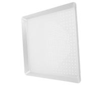 STOBAZA Teglia Pizza Quadrata in Alluminio Resistente Calore per Croccantezza Extra Superficie Antiaderente Facile da Pulire Forno Cucina
