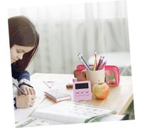 STOBAZA Timer Rettangolare da con Display LCD Chiaro Allarme Forte e Funzionamento Silenzioso per Gestione Ufficio Camera e Aula Batteria Richiesta