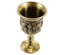 STOBAZA Vino Vintage con Inciso Coppa Antica Bicchiere Liquore Decorativo per Feste e Regali