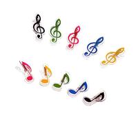 STOBOK 10pezzi Fermagli Per Spartiti Per Pianoforte Realizzati in Sicuro e Durevole Fermagli Per Note Musicali e Spartiti Pratico Supporto e Documenti Impedendo Pagine Si Stacchino