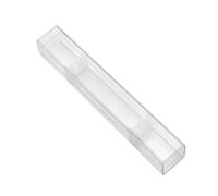 STOBOK 1pezzi Astuccio Trasparente per Penna Microblading Sopracciglia Contenitore per Matita Sopracciglia Doppia Fibbia Realizzato in Materiale di Facil Pulire Trasportare