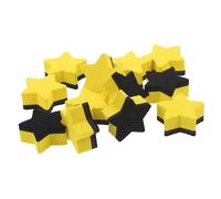 STOBOK 24pezzi Gomme Cancellabili Secco Forma Di Stella Gommpervagne Bianche Magnetiche in Feltro e Eva Materiale Scolastico Per Classe Pratico Per Uso Quotidiano in Ufficio e Casa