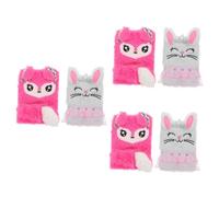 STOBOK 3 Set Di Diario Per Ragazze Adolescenti Diario Di Peluche Quaderno A Tema Coniglietto Pasquale Diario Di Scrittura Per Ragazzi E Ragazze Leggero 2 Pezzi * 3