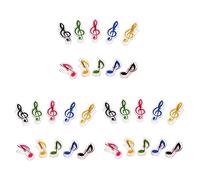 STOBOK 3 Set Di Fermagli Per Libri Musicali Per Spartiti Per Pianoforte Porta Libri Per Ragazzi E Ragazze Design Con Motivo Casuale 10 Pezzi * 3