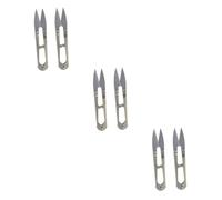 STOBOK 3 Set Di Tagliafili Per Cucire Ricami Artigianato Mini Tronchesi A Forma Di U Facili Da Aprire E Chiudere Colore Casuale 6 Pezzi * 3