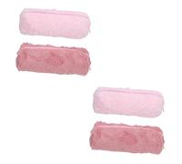 STOBOK 4pezzi Borsa Per Matite e Penne Peluche Da Ampia Capacità Per Organizzazione Scolastica e Materiale Didattico Scuro e Portapenne Pratico e Resistente