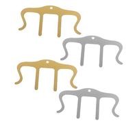 STOBOK 4pezzi Clip Musicale Con Di Serraggio Elevata Supporto Per Pagina Di Musica Facile Da Usare e Resistente Accessorio Per Musicisti e Amanti Della Musica