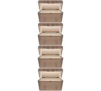 STOBOK 4pezzi Portacarte Da Scrivania Trasparente Organizzatore Per Biglietti Da Visita e Carte Design Semplice e Compatto Per Ufficio e Casa Accessorio Pratico e Elegante Per Mantenere