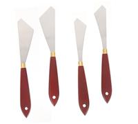 STOBOK 4pezzi Raschietti Per Pittura in Acciaio Inossidabile Taglierine Per Pittura Raschietti Per Vaschette Taglierina Per Raschietto Per