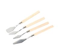 STOBOK 4pezzi Raschietti Per Pittura Per Miscelazione e Applicazione Ombretto Strumenti Versatili Per Artisti e Hobbisti Creativi