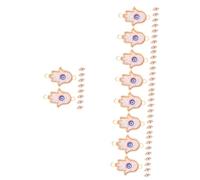 STOBOK 50pezzi Ciondoli Occhio Maligno Per Gioielli Fai Da Te Accessori Per Braccialetti e Collane Ciondoli Decorativi Di Design Creativo e Leggero