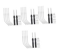 STOBOK 8sets Braccioli Per Occhiali Metallo Accessori Di Ricambio Per Riparazione Occhiali Stanghette Leggere e Confortevoli Design Antiallergico Per Ogni Tipo Di Montatura