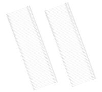 STOBOK Barbe Di Fissaggio Per Etichette Di Abbigliamento 5000 Pezzi Fermagli Per Appendere Etichette in Plastica Per Imballaggio Di Calzini 2 5 Cm A Forma Di W