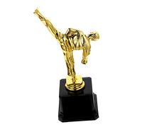 STOBOK C Decor Karate Trofeo Ricompensa Plastica Realizzazione Oro per Premio Scuola Bambini Bambini Coppa Mossa Premi Trofei Modello Vincitore Concorso Vincente Eventi Premio