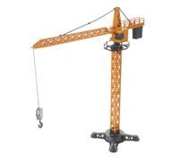 STOBOK Camion Giocattolo Con Gru Di Sollevamento Manuale Per Bambini - Set Da Gioco Per Cantiere Con Gru Girevoli Pressofuse in Scala 1:50 E Escavatore Giocattolo