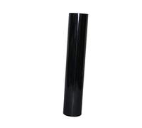 STOBOK Di Vinile Lucido in Pu Nero Vinile Termoadesivo Per Abbigliamento Pellicola Vinilica Elastica E Resistente Compatibile