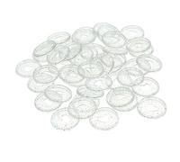 STOBOK Dischi Per Rilegatura Di Quaderni 50 Pezzi Dischi Per Raccoglitori A Fogli Mobili 28 Mm Fibbie Di Rilegatura in Plastica Per Ufficio Scuola E Casa