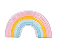 STOBOK Salvadanaio a forma di maialino arcobaleno in ceramica, idea regalo per primo giorno di scuola, battesimo, compleanno, nascita, salvadanaio, regalo per ragazzi e ragazze